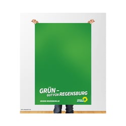 poster mockup Plakat Grüne