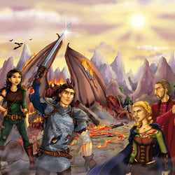 Digital Art, Szenenbild für App-Spiel