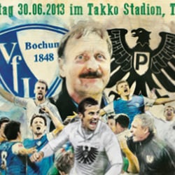 Plakat mit Sponsoren