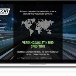 Eine moderne responsive Webseite für ein Berliner Logistik-Unternehmen