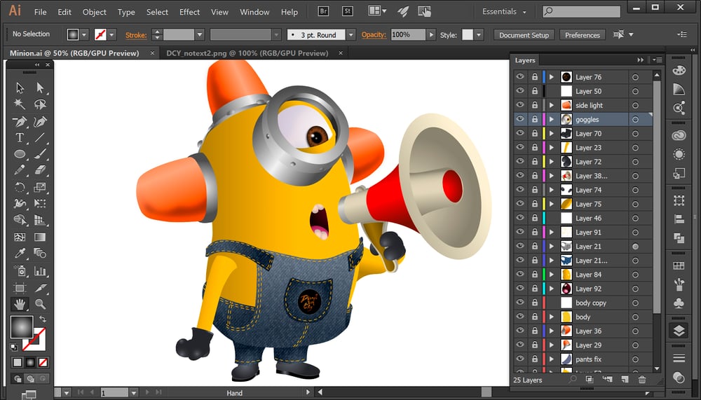 Adobe Illustrator Screen Cap 1