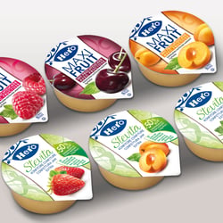 Gestaltung sämtlicher Konfitüren-Portionen für HERO