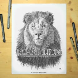 ‚Jamal Lion‘ – T-Shirt Motiv