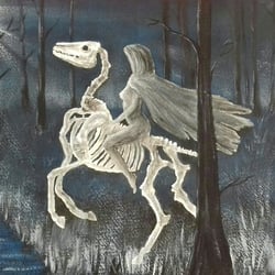 Die Erlkönigin, Acrylbild