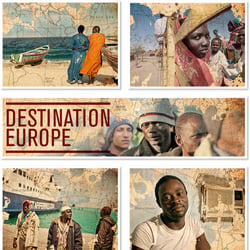 Destination Europe, Illustration f. d. „Deutsche Welle“