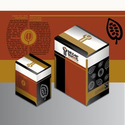 Verpackungsdesign für eine Geschenkebox