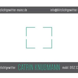 Visitenkarte Blitzlichtgewitter