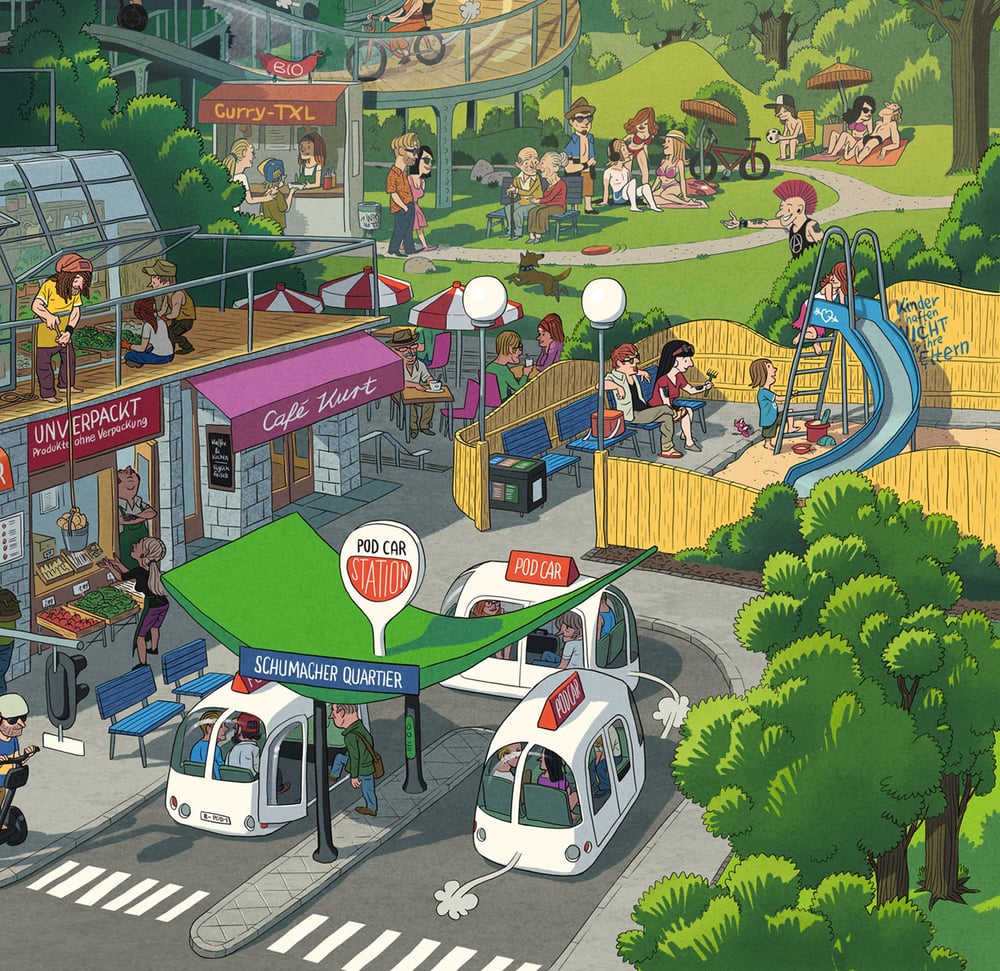 Wimmelbild für Berlin Flughafen Tegel – Detail 1