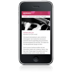 Mobile Webseite (iPhone optimiert)