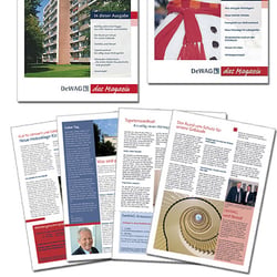 Texte für Kundenmagazin der DeWAG GmbH (Immobilien-Branche)