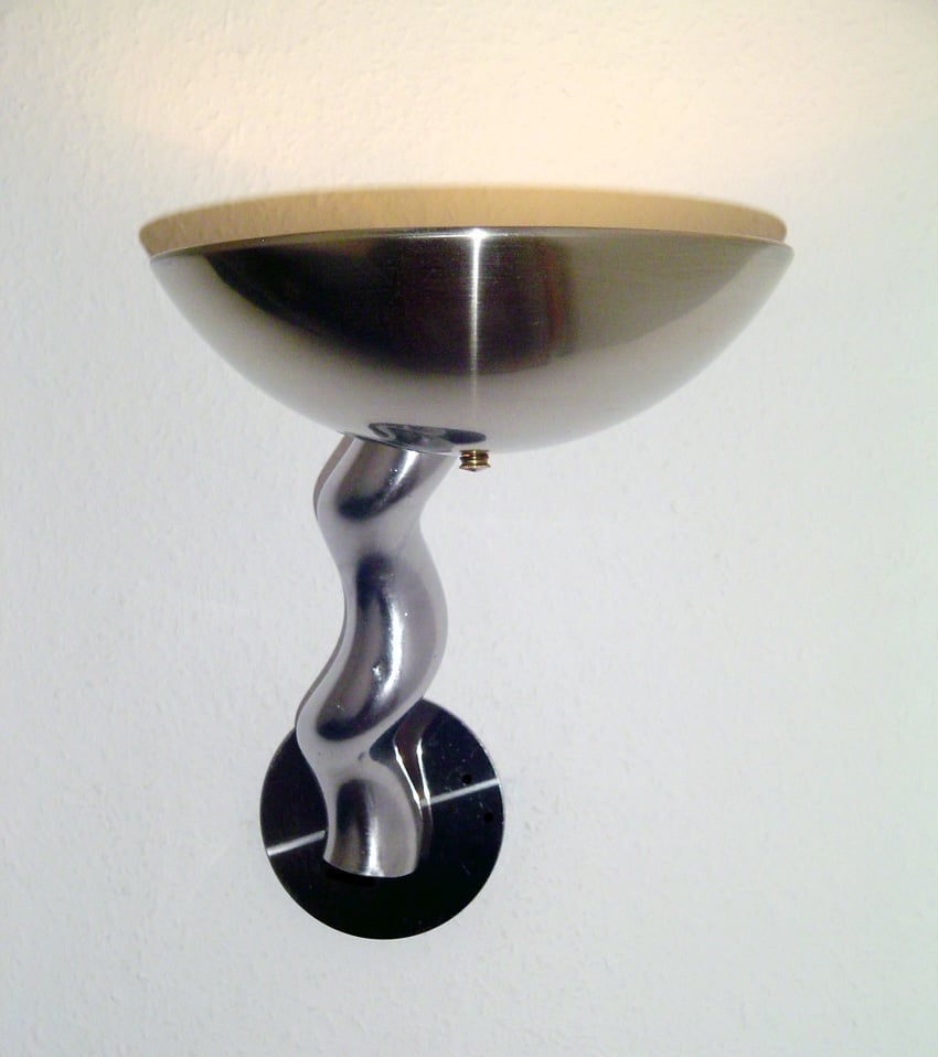 Designer Wandlampe „The Silverbowl“
