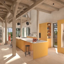 PlanBauwerk-Interior-Rustikal-modern-Fachwerk-Bestandsanierung