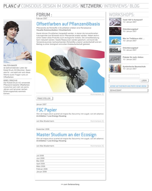 Plan C // Conscious Design im Diskurs [Bachelorthesis]