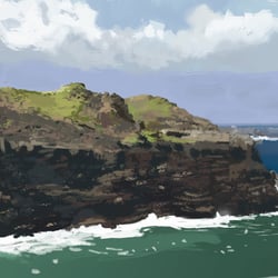 Cliff, 2015 (Photoshop)