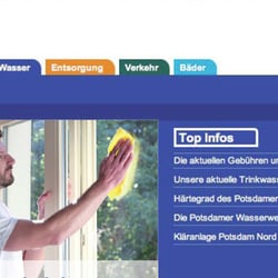 Potsdamer Stadtwerke – Internetauftritt