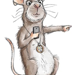Maus mit Kompass