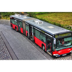 auch ein einfacher Bus kann in HDR besonders aussehen.
