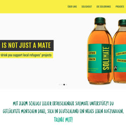 Solidrinks Webseite (WordPress)