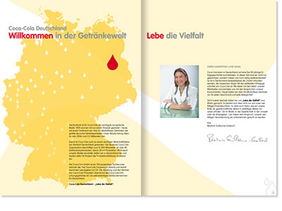 Innenseiten, Imagebroschüre