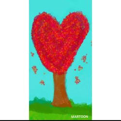 Ein Herzbaum zum Valentinstag. ♥️