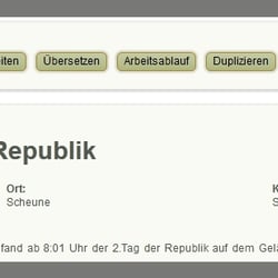 Alle Beiträge können auch über die normale Seitenansicht editiert werden: Zur Änderung, zur Übersetzung etc.