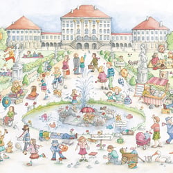 Wimmelbuch München – Schloss Nymphenburg