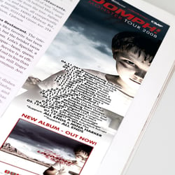 Anzeigengestaltung „OOMPH!“ (GUN Rec.)