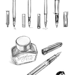 Produkt Scribble / Auftragsarbeit für eine Stifte-Manufaktur