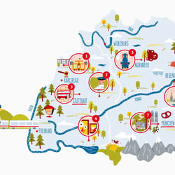 DB AG – Infoillustration – Deutschland kostenlos für Kinder
