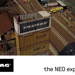 Animation für den Freitag Flagship Store