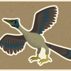 Archaeopteryx – Vektor-Illustration