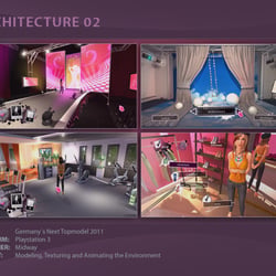Environment GNTM2011 auf Playstation 3
