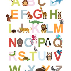 Illustration Kinder Tier ABC