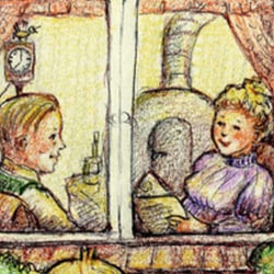 Illustration aus: Die Froschprinzessin