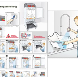 Reinigungsanleitung für Großküchengerät