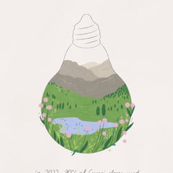 Illustrative Infografik für Gucci Equilibrium