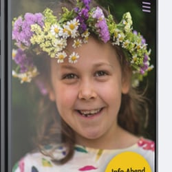 Startseite in der Mobilansicht