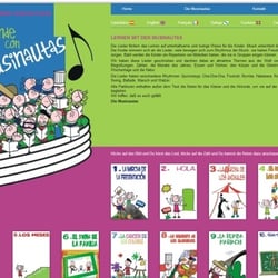 Website für „Los Musinautas“