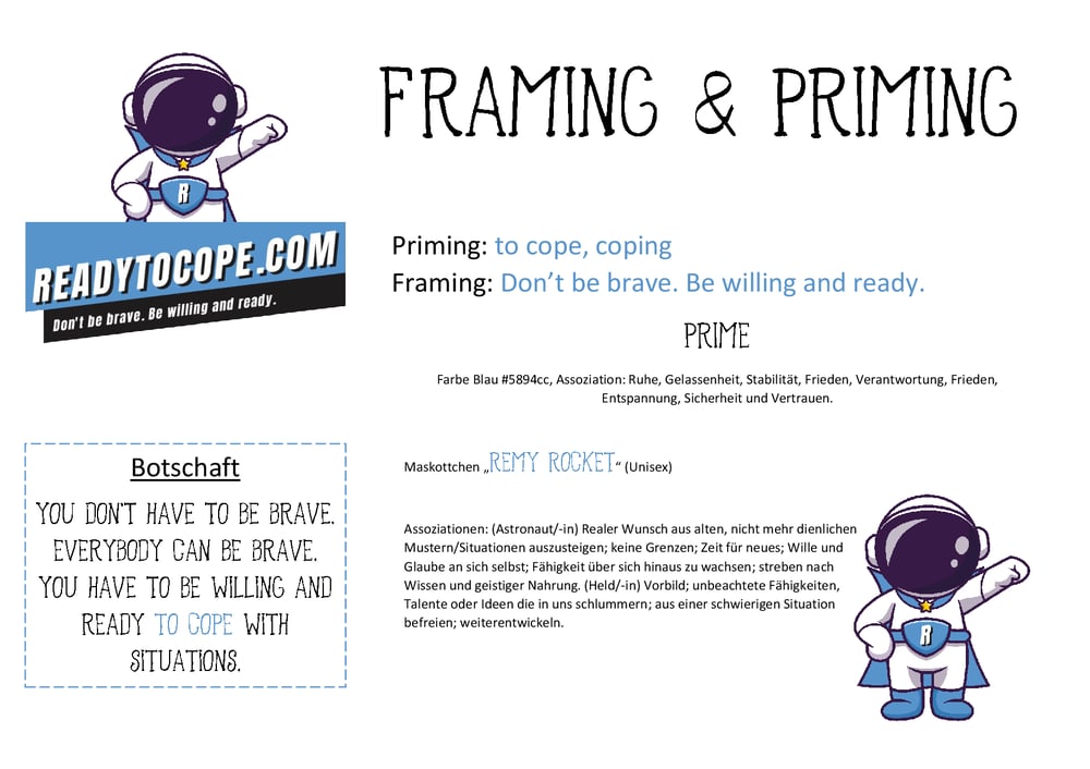 Projekt: Ready to Cope Bsp. Framing & Priming