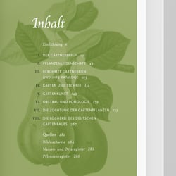 Gartenkultur – Typografie Detail