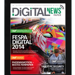 Digital News Paper, ein Magazin für die Druck- und Papierbranche.