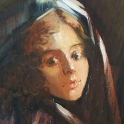 Jüdisches Mädchen. 24×30.2010