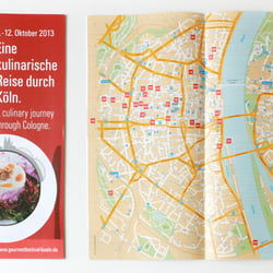 ANUGA GOURMET-FESTIVAL / KOELNMESSE / Stadtplan: Köln