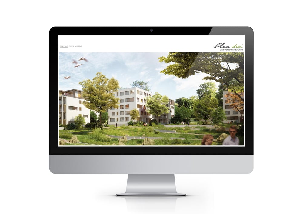 Webdesign & Programmierung Landschaftsarchitekten Plandrei