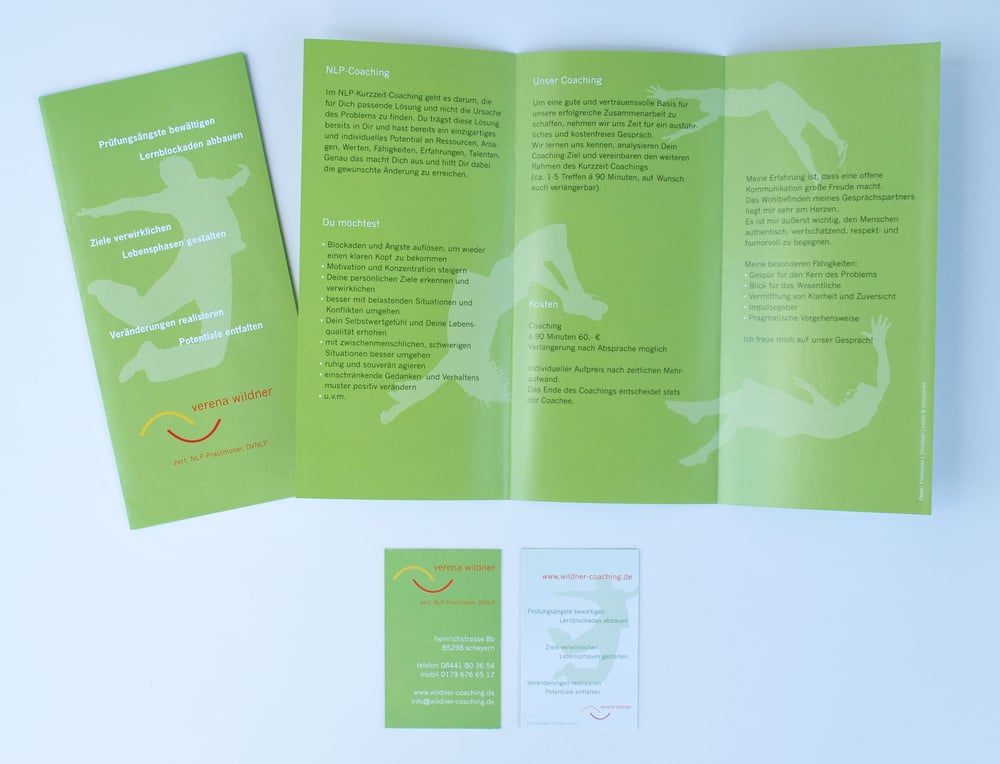 Logodesign, Visitenkarten, Briefpapier, Flyer, Rollup, Website