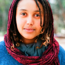 portrait after a spiritual festival
