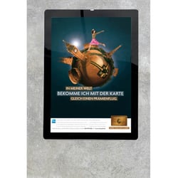 Poster / Motiventwicklung f American Express / Mehr auf http://claudialommel.de/projekte/am2.html