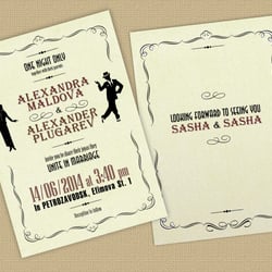 Wedding invitation