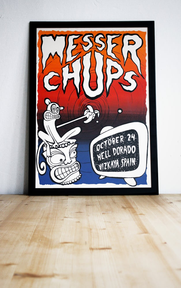 Siebdruck Plakat im Irisdruck