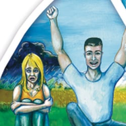 Illustration zum Thema Wiedergeburt
